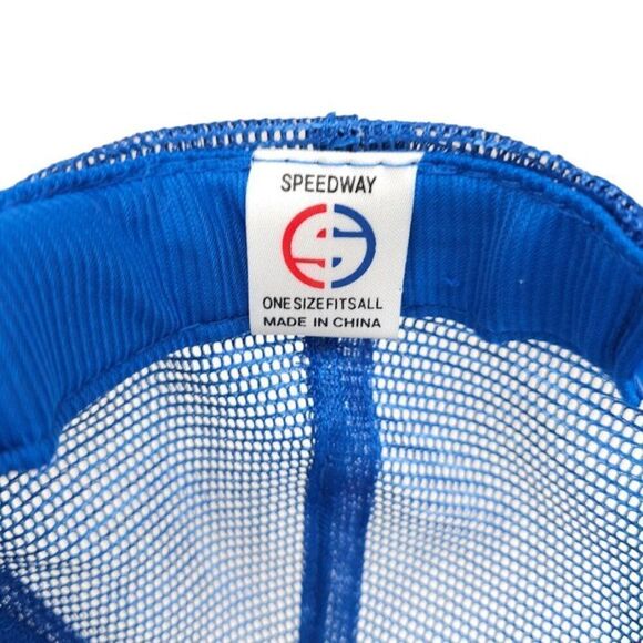 Vintage AAWS-M Anti Tank Missile Trucker Hat Mens One Size Blue 90s Snapback Cap - Picture 7 of 7